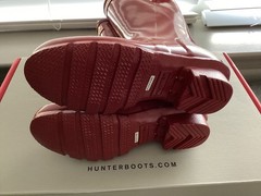 NWT Hunter Kids‘ Original Gloss Waterproof Rain Boot (Little Kid ) 3 M