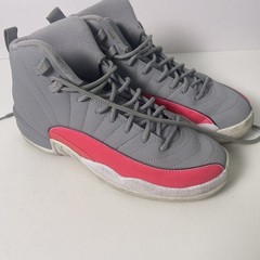 Jordan 23 Flight Retro Mid Grey Racer Pink White Lace Up Size 6.5Y 2019