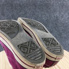 Converse Shoes Junior 6 One Star Sneakers Purple Canvas Cap Toe Lace Up Casual