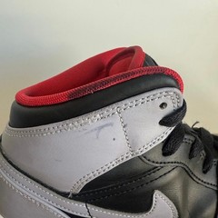 Nike Air Jordan 1 Mid Black/Cement Kids Sneakers DQ8423-006 – SZ 7 Y- 8.5 W
