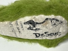 Kids’ Grinch Plush Slippers – Size Small (5-6) – Nice Used Condition