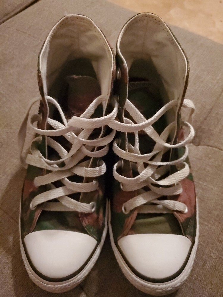 Converse 662991F Ct All Star High Top Camo Sneaker Shoes Kids Size 3 ( 3)