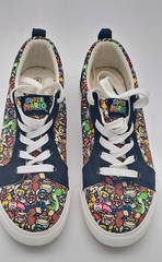 Nintendo Super Mario Bros Shoes Size 6 Ground Up Canvas Sneakers