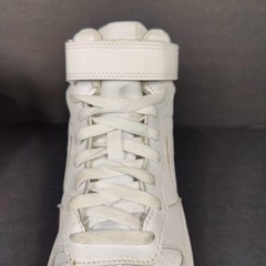 Nike Court Borough Mid 2 Youth White Basketball Retro Sneaker GS Youth Size 7Y