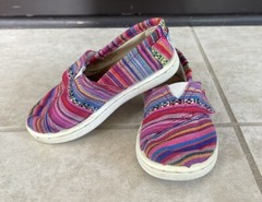 Toms Shoes Multicolored Ethnic Indigenous Pattern Toddler Kids Size 5T