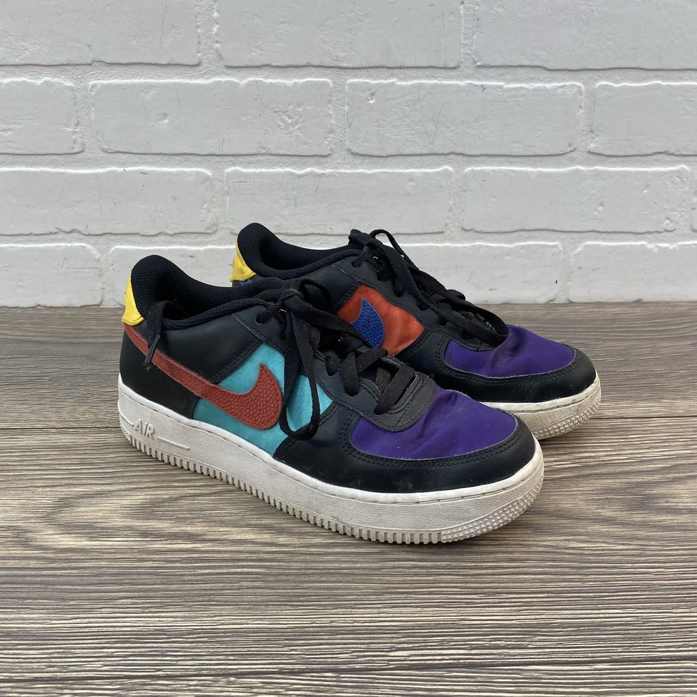 Nike NBA x Air Force 1 ’06 LV8 EMB GS DN4178-001 Kids Shoes Size 6.5