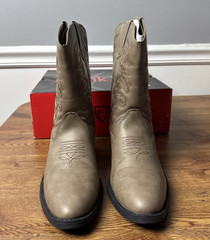 Deer Stags Ranch Cowboy Western Boots – Boys Girls Size 4 ( Big Kids)
