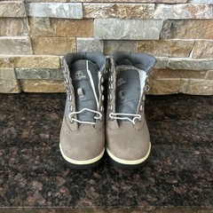 Little Kid’s Timberland Field Boots Grey Nubuck -Size 4 1/2 NWOT