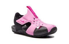 Nike Sunray Protect 2 Sandal Pink Black Children Aged 3 7 Years Old – 943826-602