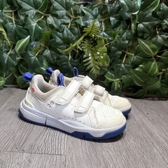 On Cloud The Roger Kids Size 12 US White Indigo Tennis Shoes Sneakers Youth