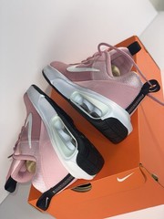 Nike Air Max Unisex Kids Sneaker US 7 Pink/White/Black Low Top Lace