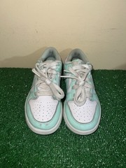 Nike Dunk Low PS White Mint Foam Green FZ3536-100 Kids Size 13C READ
