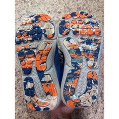 Under Armour Assert 10 Kids Running Shoes Blue Orange 3026182-401 Size 4Y