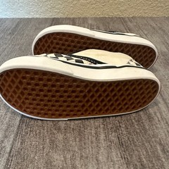 Vans Classic Slip-On Checkerboard Black White Canvas Skate Shoes Kids 8.0