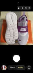 Nike Flex Runner 4 (PS) Slip-On Sneaker Violet Mist/Vivid Purple 2Y IF2894-500