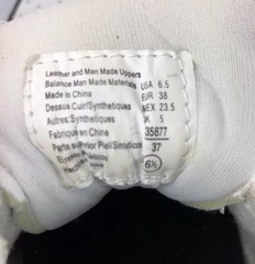 Champion Youth Shoes White / Black Strap Youth Size EUR 38 / UK5 / US Size 6.5