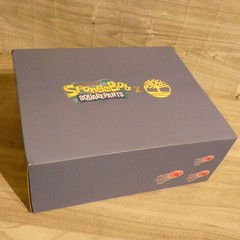 Timberland SpongeBob SquarePants Waterproof Boots Mens/Youth 7 Womens 8.5 Blue