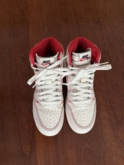 Size 6.5 (GS) – Jordan 1 Retro High OG “Phantom” White Red – 575441-160