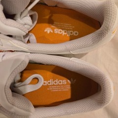Adidas Superstar Size 6 Shell Toe Retro White Orange Crush HP5404 EUC