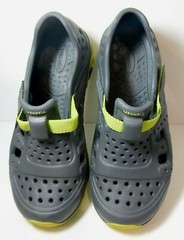 Merrell Kids Rubber Hydro 2.0 Grey Green Sneaker Sandal Shoes Sz US1M UK13 EU32