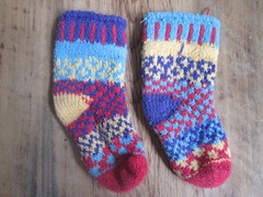 Solmate Firefly Mismatched with Love Baby Toddlers Hippy Colorful Knit Cotton