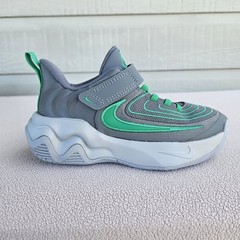 Nike Giannis Immortality 4 Sneaker KC 12C Hook & Loop Grey Green FZ6733-002