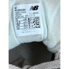 New Balance 2002R Pink Grey Suede Mesh Running Sneakers Kids Size 3 PC2002SK
