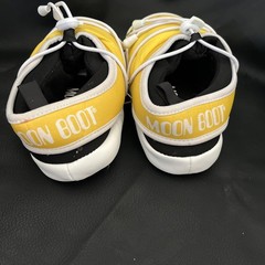 MOON BOOT APOLLO SLIPPERS bright yellow good condition kids size
