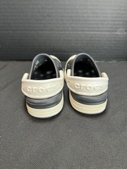 Crocs classic clogs, Two Tone, Black And White Unisex child size 8