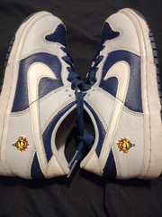 Nike Dunk Low GS „UB Reactive Photon Dust/White/Midnight Navy Used Size 2y