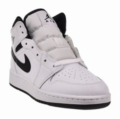 Size 7Y/ 8.5W- Jordan 1 Mid White/Black