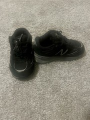 New Balance IC990TF3 Black Gray Kids Sneakers Mesh Synthetic 6M Low Top
