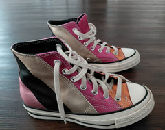 Converse Chuck Taylor All Star Kids High Top Colorblock Lace-Up Sneaker 5.5