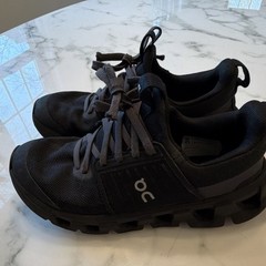 On Running Black Mesh Athletic Sneakers Unisex Kids US 4.5 EU 36.5 UK 4