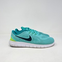 Nike Free RN Turquoise Jade Athletic Running Shoes 833993-300 Youth Size 7