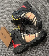 Burberry Kids Bots Multicolore Canvas Size 11,5 US