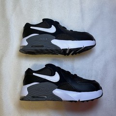 TD Nike Air Max Excee Black White Dark Grey CD6893-001 NEW Kids Toddler Size 7c