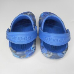 Crocs Unisex Size C 5 Blue Camo Clogs Sandals Toddler Kids Shoes