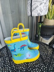 Kids Dinosaur Rain Boots / Wellies – Brand New Without Box!