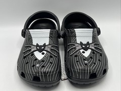 Crocs Nightmare Before Christmas Clogs Kids Size 4j Black White New with Tags
