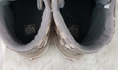 VANS Gray Checkered Hi Top Athletic Skate Shoes Youth Size US 4 EUR 35