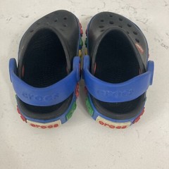 Crocs Classic Legos Black Slip On Clogs Baby Toddler Size C 4/5
