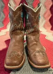 Smoky Mountain Boots Brown Western Square Toe Boot Youth Size 3