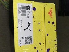 PUMA MB.03 Spark JR LaMelo Ball Kids Basketball Shoes US 5.5 Yellow/Purple