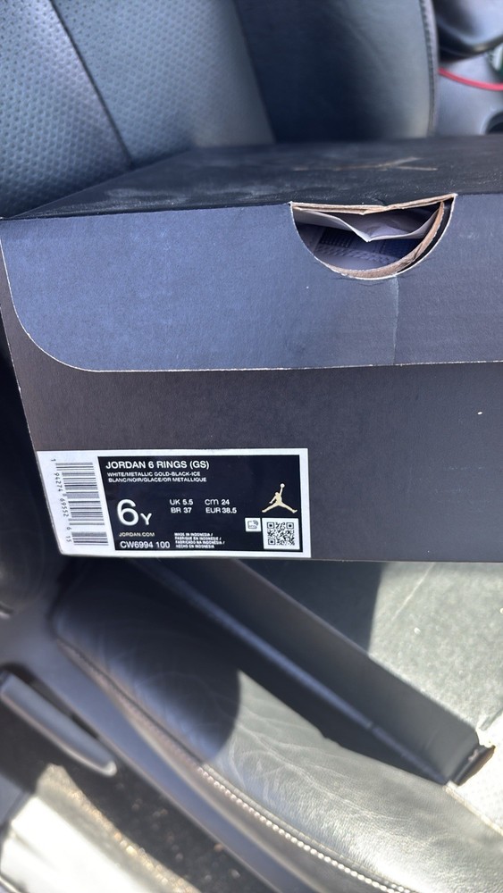 Jordan 6 Rings (GS) Sneakers (6Y size); Jordan MVP 92′ Sneakers (6Y Size)