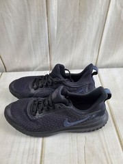 NIKE YOUTH RENEW RIVAL 6Y RUNNING SNEAKERS TRAINERS SHOES BLACK BLUE SWOOSH