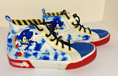 Sonic The Hedgehog Ground Up Hi Top Canvas Sneakers Kids Sz 3 Sega
