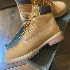 Juniors Timberland Premium 6″ WP Boot – Wheat Nubuck TB 012909 713 Size 4.5