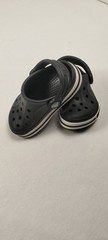 Crocs Crocband Kids Black/White Clog US 5 Slip-On Adjustable Strap