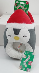 Squishmallows Super Soft Holiday Penguin Slippers TODDLER Size 11/12 NEW